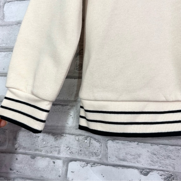 Cat & Jack Girls Cream Black Love Always Long Sleeve Sweatshirt - NWT - Picture 4 of 9